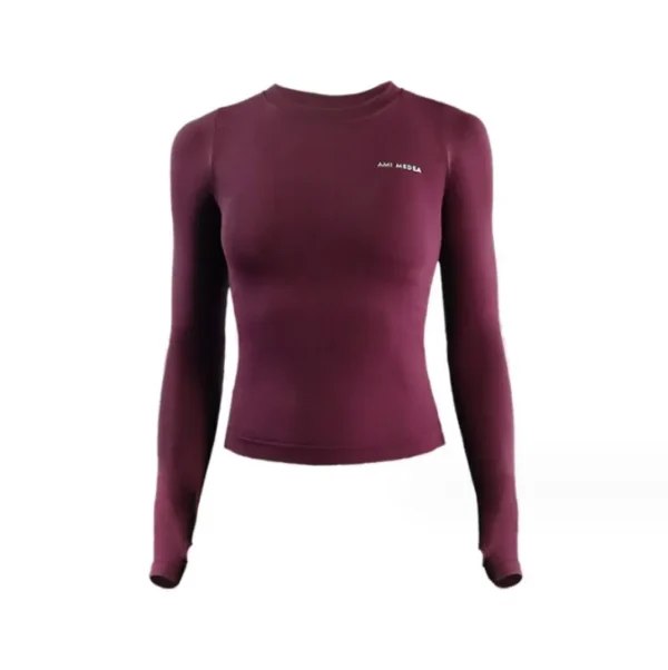 Long Sleeve Yoga Shirts Sport Top Fitness Clothes Wear for Women Gym Femme Jersey Mujer Running - Image 6