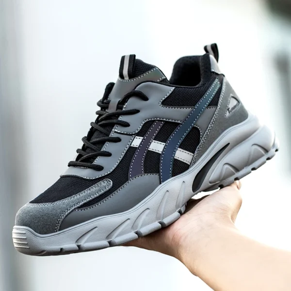 Safety Shoes Men New Steel Toe Men's Work Shoes Puncture Proof Work Sneaker Male Protective Footwear Work Man Boots Safety Boots - Image 8
