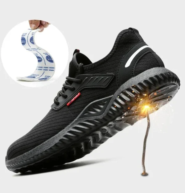 Work Safety Shoes Anti-Smashing Steel Toe Puncture Proof Construction Lightweight Breathable Sneakers Boots Men Women Air Light - Image 5