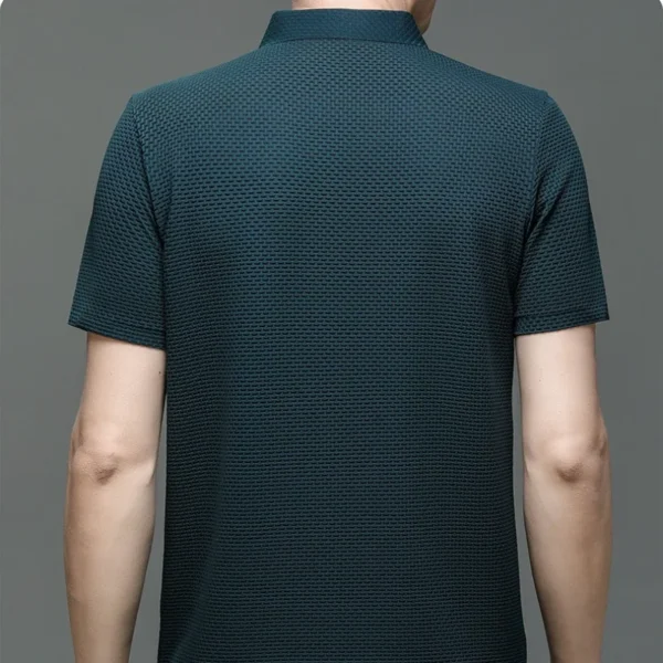 【High-quality】M-4XL Summer New Men's Short Sleeve T-shirt Cool and Breathable POLO Shirt Business Casual Sweat-absorbing Top - Image 5